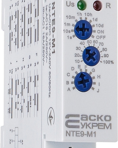 Реле часу багатофункціональне NTE9-M1 AC/DC 12-240V