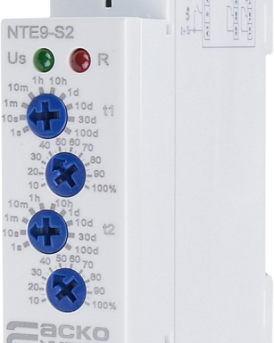 Реле часу асиметричного циклу NTE9-S2 AC/DC 12-240V