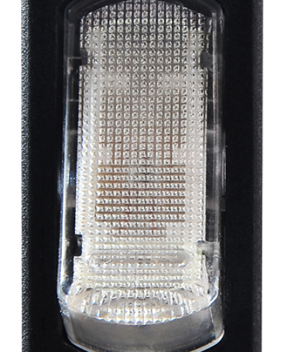 KCD3-101N-12 WH/B 220V Перемикач 1 клав. білий з підсвічуванням