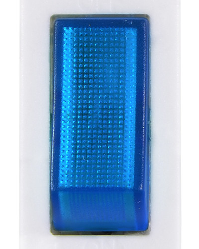 KCD3-101N-13 BL/WH 220V Перемикач 1 клав. синій з підсвічуванням
