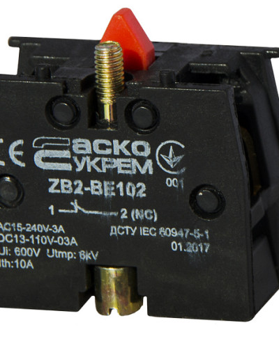 ZB2-BE102 NС Контакт до кнопок ХB2