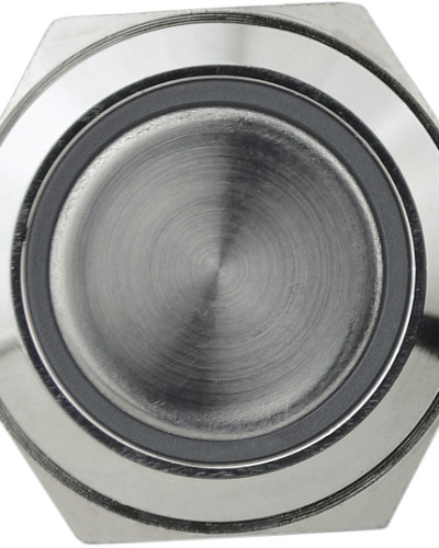 TYJ 16-261 Кнопка металева пласка з підсвічуванням, 1NO+1NC, зелена  220V.