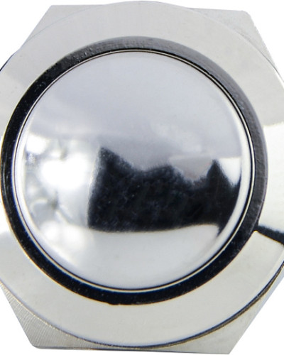 TY 19-231A Scr  Кнопка металева опукла, (гвинтове з'єднання), 1NO.
