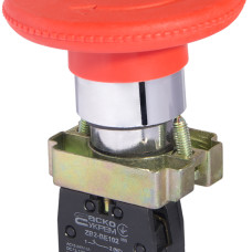 XB2-BS642 Кнопка безпеки.Повернення поворотом. d60mm