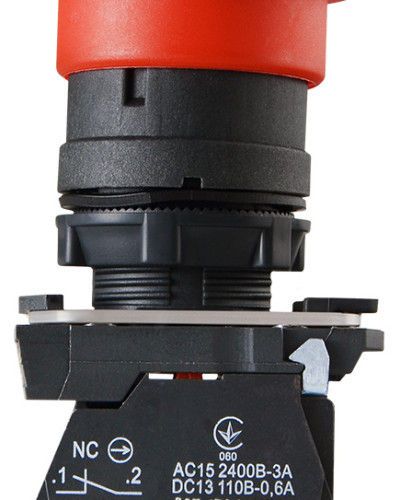 TB5-AS542 Кнопка безпеки.Повернення поворотом. d40mm