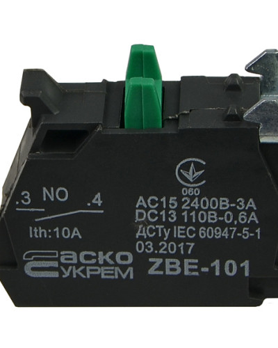 ZBE-101 N/О Контакт для кнопок TB5
