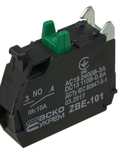 ZBE-101 N/О Контакт для кнопок TB5
