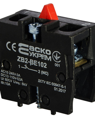 ZB2-BE102 NС Контакт до постів