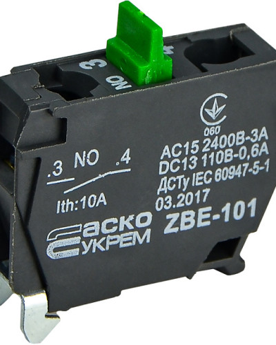 ZBE-101 N/О Контакт до постів  керування XAL-D