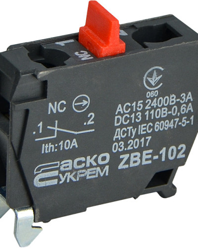 ZBE-102 N/C Контакт до постів керування XAL-D