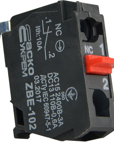 ZBE-102 N/C Контакт до постів керування XAL-D