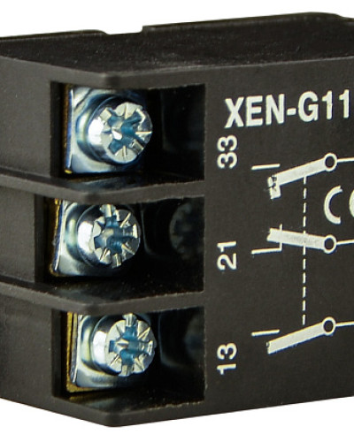 Блок- контакт XEN-G1191 до XAL-B3, 1NO+1NC+1NO (2 швидкості) 