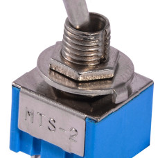 Тумблер MTS-212 (ON)-ON 2Пол. *6Конт.