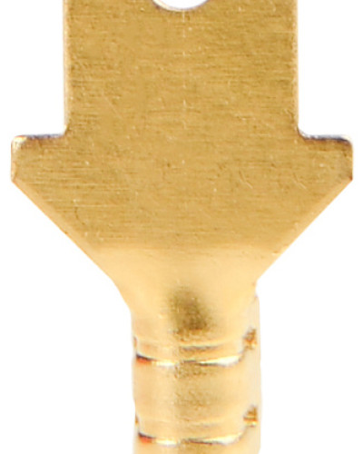 Конектори розрізні без ізоляції (тато) DJ611 - 6,3 (100 шт.)