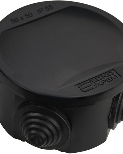 Розподільча  коробка серії UAtmo Jet Black 50*50 (уп. 25шт)
