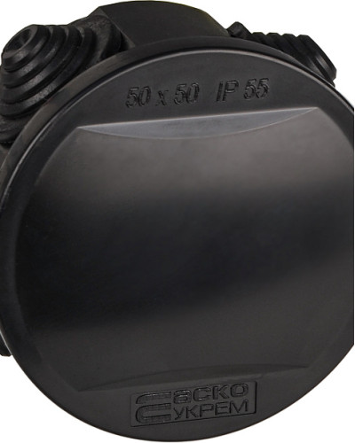 Розподільча  коробка серії UAtmo Jet Black 50*50 (уп. 25шт)
