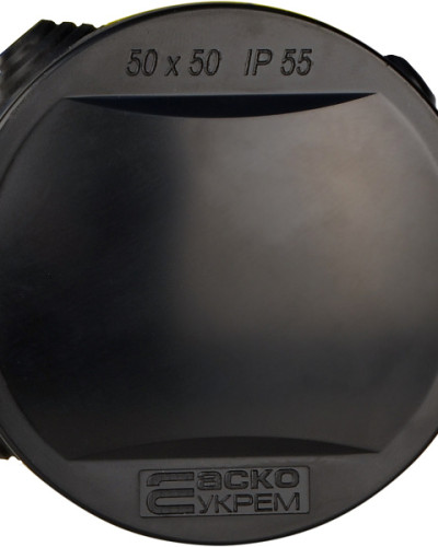 Розподільча  коробка серії UAtmo Jet Black 50*50 (уп. 25шт)