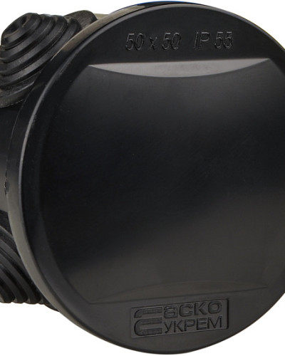 Розподільча  коробка серії UAtmo Jet Black 50*50 (уп. 25шт)