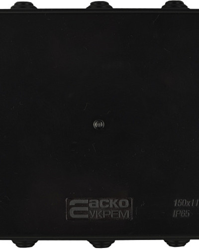 Розподільча  коробка серії UAtmo Jet Black 150*110*70 (уп. 10шт)