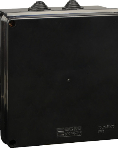 Розподільча  коробка серії UAtmo Jet Black 150*150*70 (уп. 9шт)