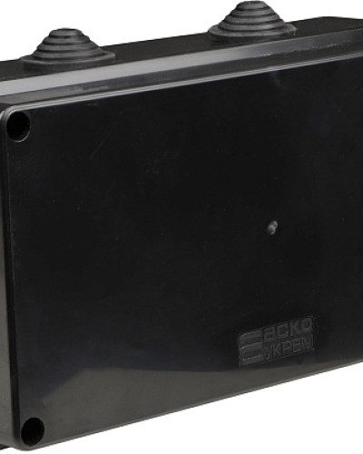 Розподільча  коробка серії UAtmo Jet Black 200*100*70 (уп. 8шт)