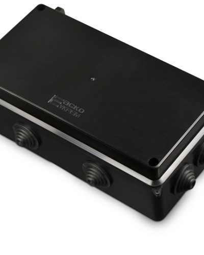 Розподільча  коробка серії UAtmo Jet Black 200*100*70 (уп. 8шт)
