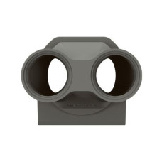 Мембрана с двойным вводом ISO 20, цвет антрацит PLEXO
