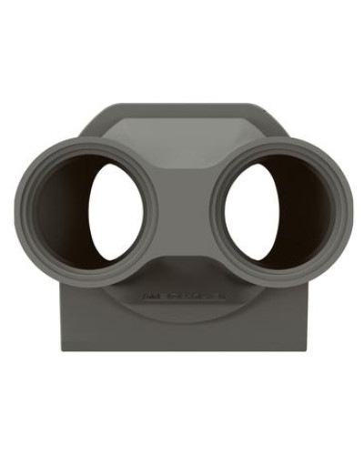 Мембрана с двойным вводом ISO 20, цвет Антрацит PLEXO