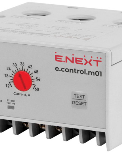 Реле захисту двигуна e.control.m01, 12-60А