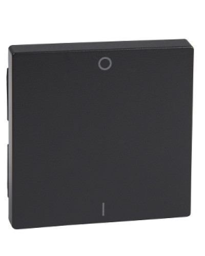 Клавіша  з маркуванням 0/I, антрацит, Merten System M Schneider Electric MTN433214