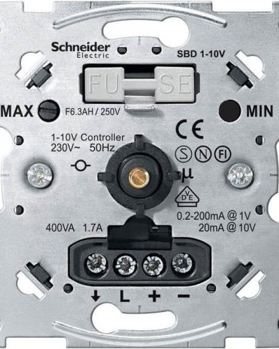 Механізм електронного потенціометра 1-10 В, System M, Merten, Schneider Electric MTN5142-0000 