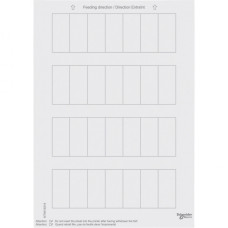 Этикетки для 1,-2 или 4-кнопочного выключателя, белый, KNX, Schneider Electric, MTN618319