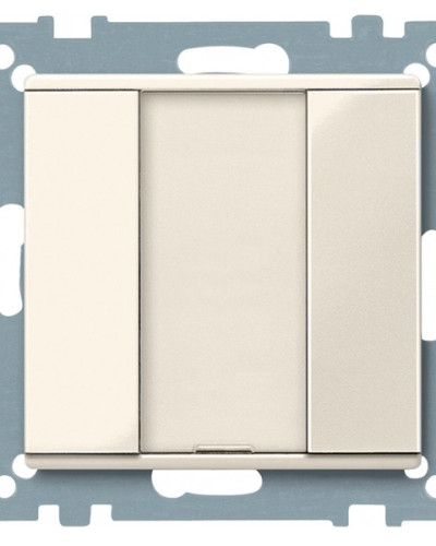 1 кнопочный выключатель PLUS,бежевый, System M, Schneider Electric MTN617144