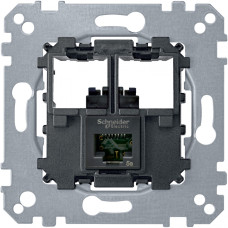 Механизм розетки 1-постовый RJ45 CAT5E UTP, Merten, Schneider Electric MTN4575-0001