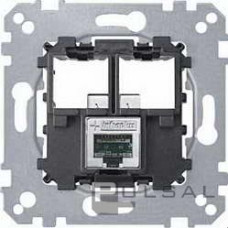 Механизм розетки 1-постовый RJ45 CAT5E UTP, Merten, Schneider Electric MTN4575-0011