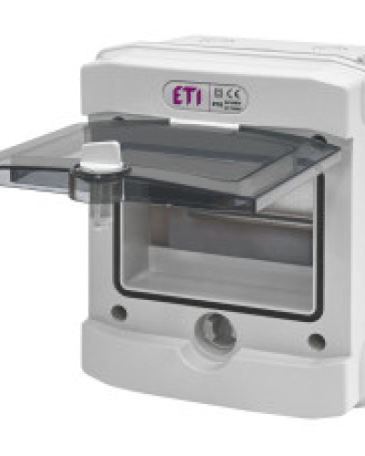 Пластиковый щит ETI ECH-6G на 6 модулей IP65 для наружной установки