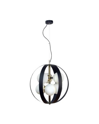 Підвісний світильник NELA 50CM чорно-золотий LAMPA 1138
