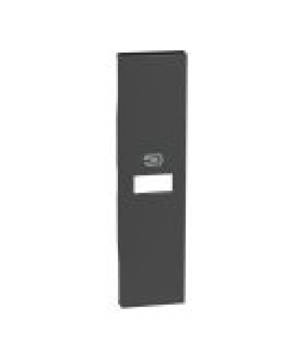 Лицевая панель USB розетки Bticino Living Now KG11C на 1 модуль (черная)