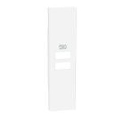 Лицевая панель двойной USB розетки Bticino Living Now KW13C на 1 модуль (белая)