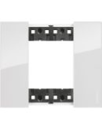 Рамка на 2 модуля Bticino Living Now KA4802DW (Немецкий/Итальянский стандарт) лед