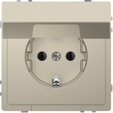 Розетка 16А з заземлюючим контактом і кришкою IP20 , Сахара, MERTEN  Schneider Electric MTN2310-6033