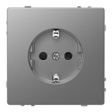 РАЗЕТКА 16А, с заземляющим контактом и шторками, Шампань MERTEN D-Life Schneider Electric MTN2400-6051