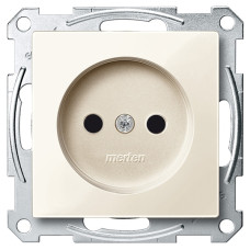 Механизм розетки 16А без заземления, с защитными шторками, System M Merten, Schneider Electric MTN2000-0344