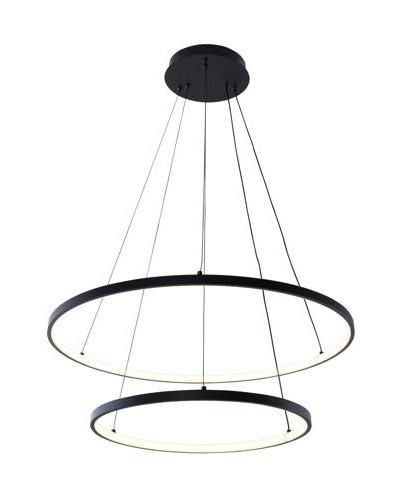 Підвісний світильник Чорний BRENO LAMPA 18140BK-2