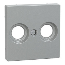 Центральная плата для антенной розетки, 2 отверстия, бежевый, Merten System M Schneider Electric MTN4122-0344