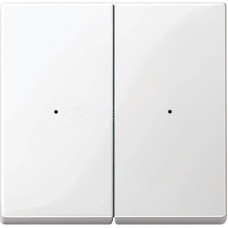 Клавіша для модуля 2 кнопкового вимикача, полярно білий, Merten System M Schneider Electric MTN619219