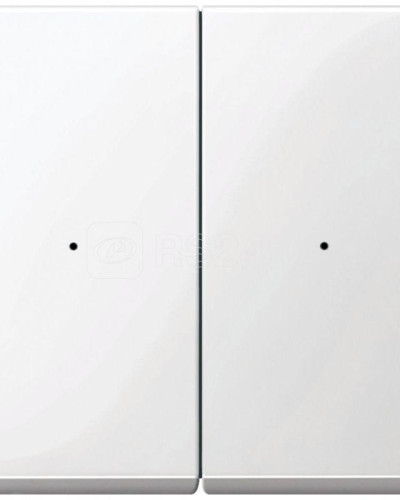 Клавіша для модуля 2 кнопкового вимикача, полярно білий, Merten System M Schneider Electric MTN619219