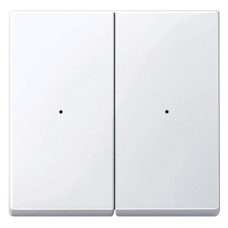 Клавіша для модуля 2-кнопкового вимикача, активно білий,  Merten System M Schneider Electric MTN619225