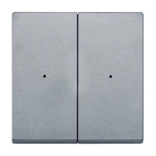 Клавиша для модуля 2 кнопочного выключателя, алюминий, Merten System M Schneider Electric MTN625260