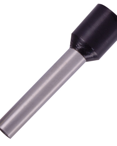 Ізольований наконечник втулковий e.terminal.stand.e4018.black 4,0 кв.мм, чорний, 100шт